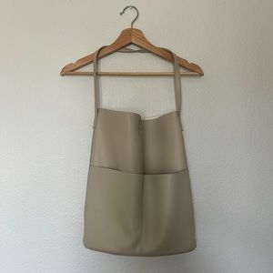 Oak + Fort Leather Tote Bag